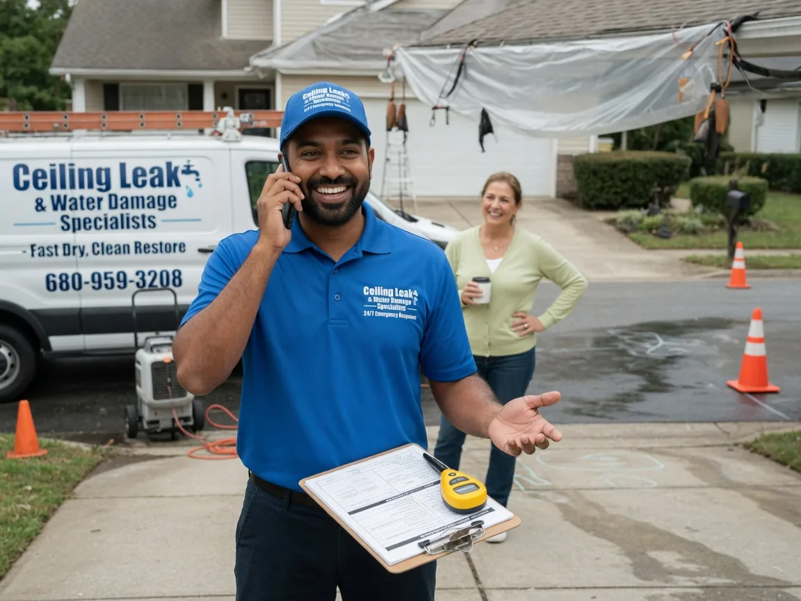 Ceiling Leak Cleanup West Fargo, ND FAQs